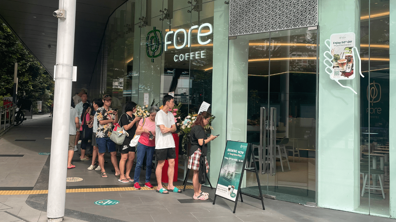 Fore Tiong Bahru Plaza Opening Day